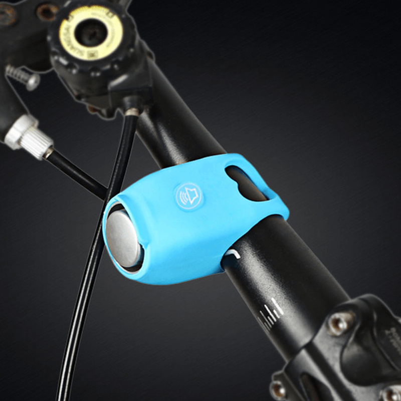 BIKIGHT Silicone Cycling Alarm Bell 120Db Electric Horn Waterproof Electric Handlebar Bike Bell - MRSLM