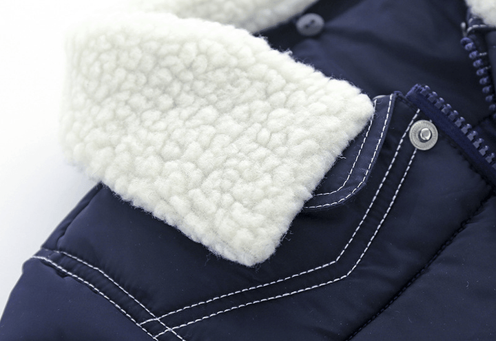 Simple Cotton Coat Baby Coat Baby Padded Coat - MRSLM