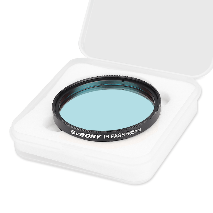 SVBONY SV183 IR Pass 685Nm Filter Reduce the Effects of Seeing for Planetary Photography Contrast Enhancement - 2-Inch - MRSLM