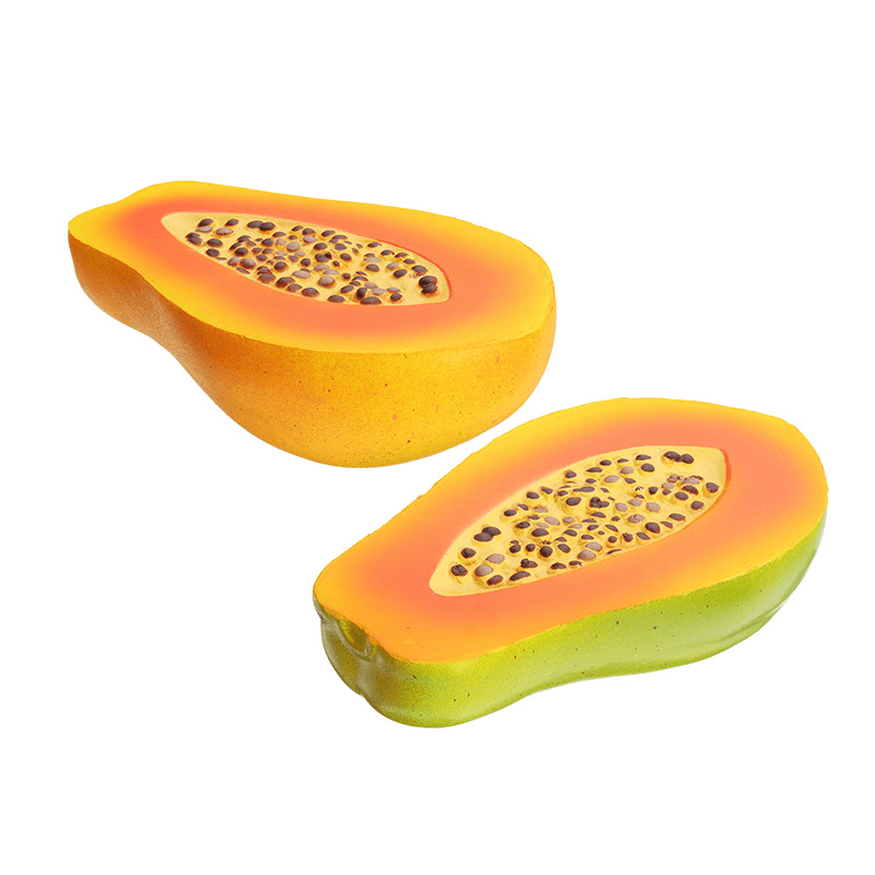 Papaya Squishy 15*9*4Cm Slow Rising with Packaging Collection Gift Soft Toy - MRSLM