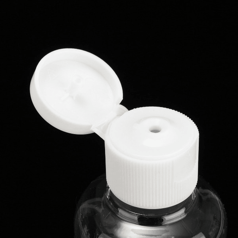 100Ml Clear Plastic Bottles for Travel Cosmetic Lotion Container with White Caps - MRSLM