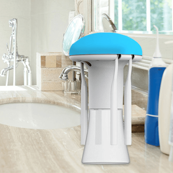 2 in 1 Automatic Induction Soap Dispenser Toothbrush Sterilizer Holder Touchless Foam Washer Hand Washing Machine - MRSLM