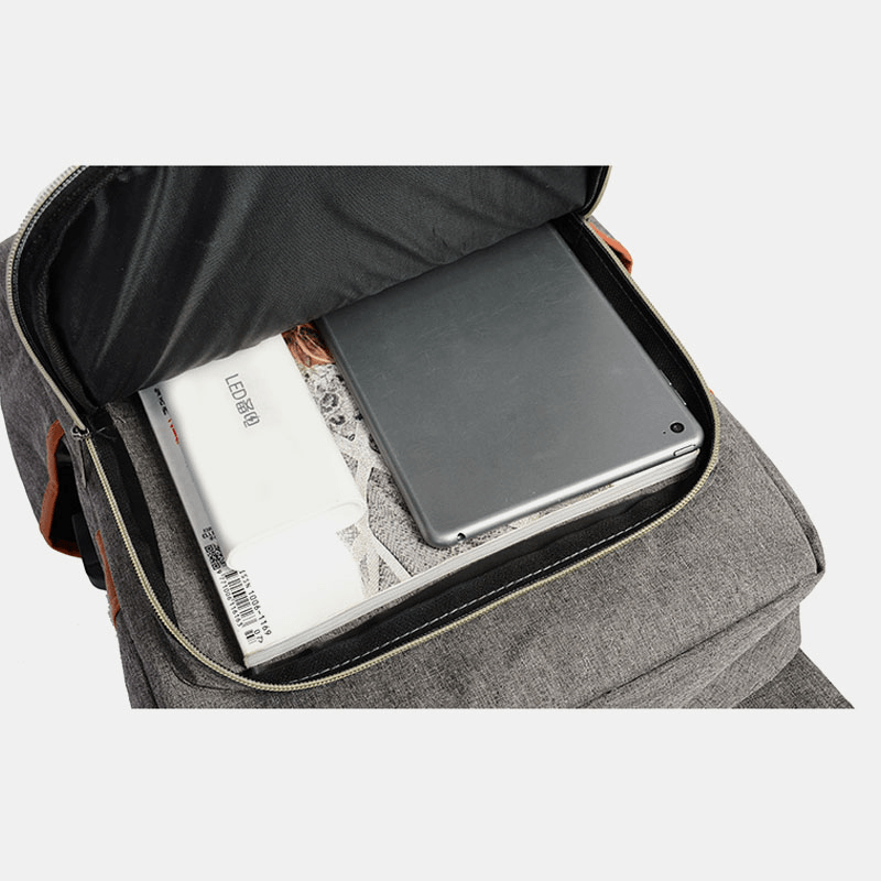Men Women Anti-Theft USB Large Capacity Laptop Backpack Outdoor Travel - MRSLM