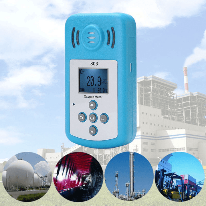 KXL-803 Mini LCD Oxygen O2 Meter Portable Oxygen O2 Concentration Detector - MRSLM