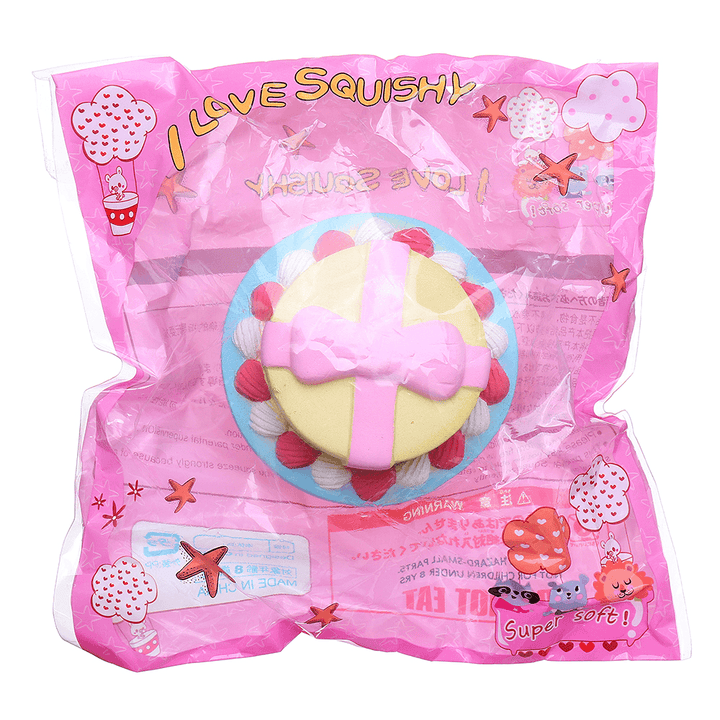Bow-Knot Double Cake Squishy 9CM Jumbo with Packaging Collection Gift - MRSLM