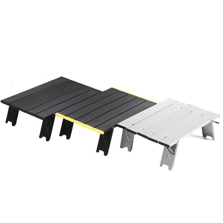 Ultralight Mini Outdoor Table Aluminum Alloy Folding Portable Picnic Desk for Wild Camping - MRSLM