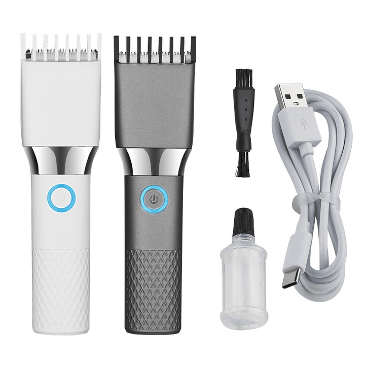USB Electric Hair Clipper Trimmers for Men Adults Kids Rechargeable Wireless Professional Hair Cutter Machine - MRSLM
