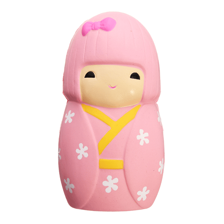 Squishy Sakura Cherry Blossom Girl Doll 11.5Cm Slow Rising with Packaging Collection Gift Decor Toy - MRSLM