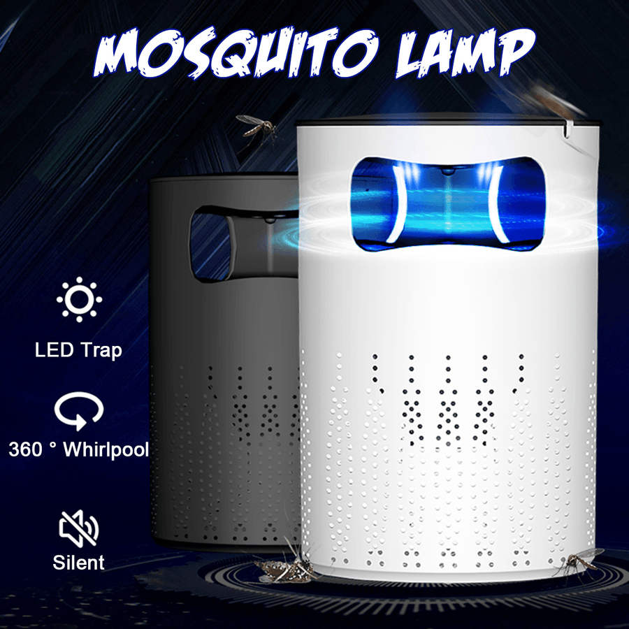 DC5V Electric USB Zapper Insert Mosquito Killer Lamp LED Fly Bug Trap Photocatalyst Light - MRSLM