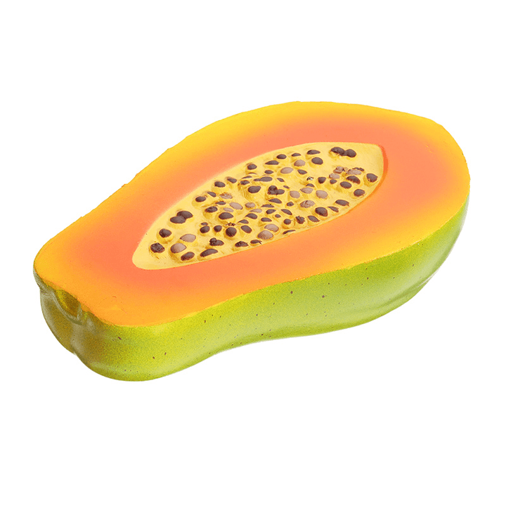 Papaya Squishy 15*9*4Cm Slow Rising with Packaging Collection Gift Soft Toy - MRSLM
