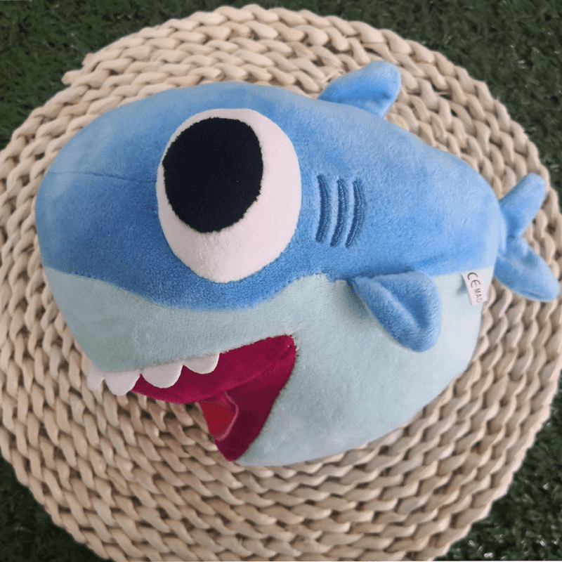 25Cm Big Eyes Shark Plush Toy Plush Animal Shark Soft Stuffed Dolls for Kids Gift - MRSLM