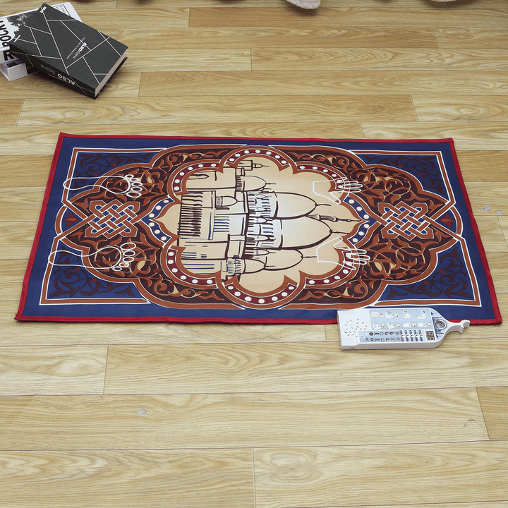 110X70Cm Islamic Worship Mat Electronic Prayer Blanket Smart Worship Blanket Electronic Worship Blanket - MRSLM