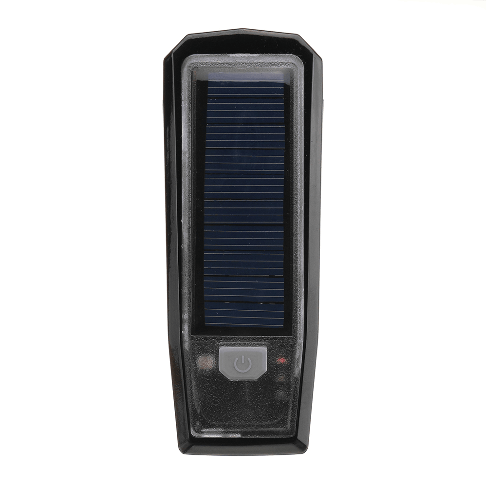 XANES BL03 750LM T6 LED 4 Modes 2000Mah Lithium Battery USB/ Solar Charging Power Bank Bike Front Light with 140Db Tweeter - MRSLM