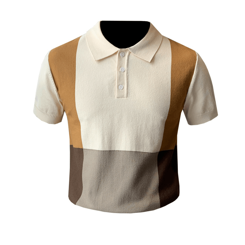 British Men'S POLO Shirt, Trendy Slim Ice Silk T-Shirt - MRSLM