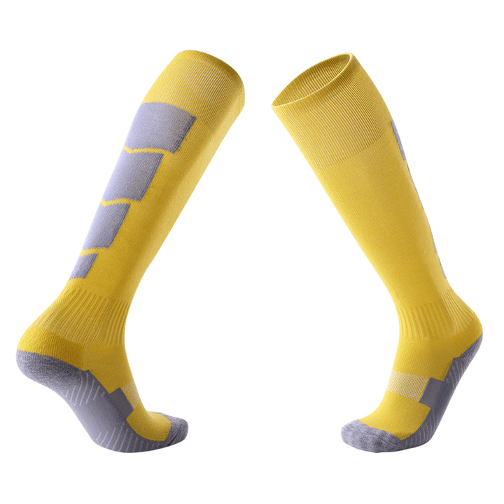 Mens Sports anti Skid Wicking Tube Socks Outdoor Deodorant Athletic Soccor Socks - MRSLM