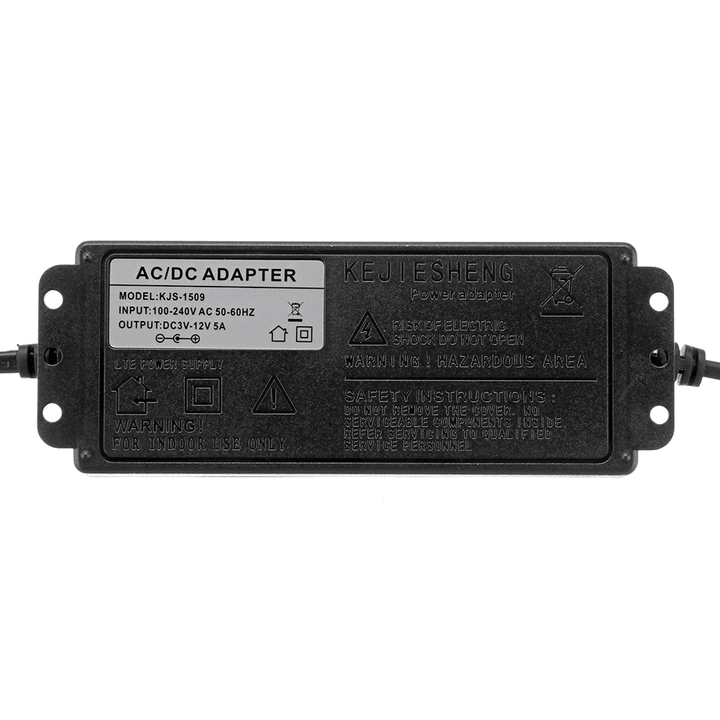 KJS-1509 3-12V 5A Power Adapter Adjustable Voltage Adapter LED Display Switching Power Supply - MRSLM