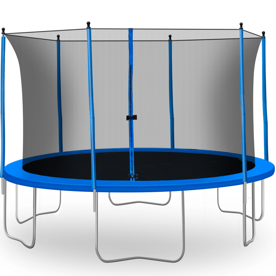 [USA Direct] 13FT Trampoline Jumping Bed Bungee Fitness Equipment with Safety Protective Net Max Load 330Lbs - MRSLM