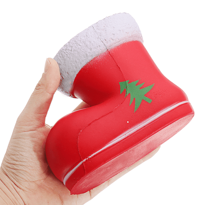 Chameleon Squishy Christmas Boots Santa Clause Boot Slow Rising with Packaging Gift Decor Toy - MRSLM