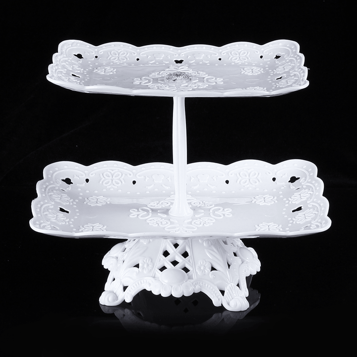 2/3 Tier Cake Stand Cupcake Stand Tower Dessert Stand Pastry Serving Platter - MRSLM