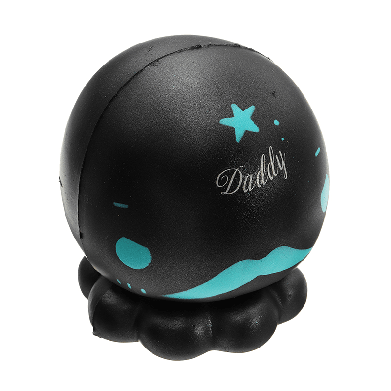 Deep Sea Cutie Black Octopus Squishy 16Cm Slow Rising with Packaging Collection Gift Soft - MRSLM