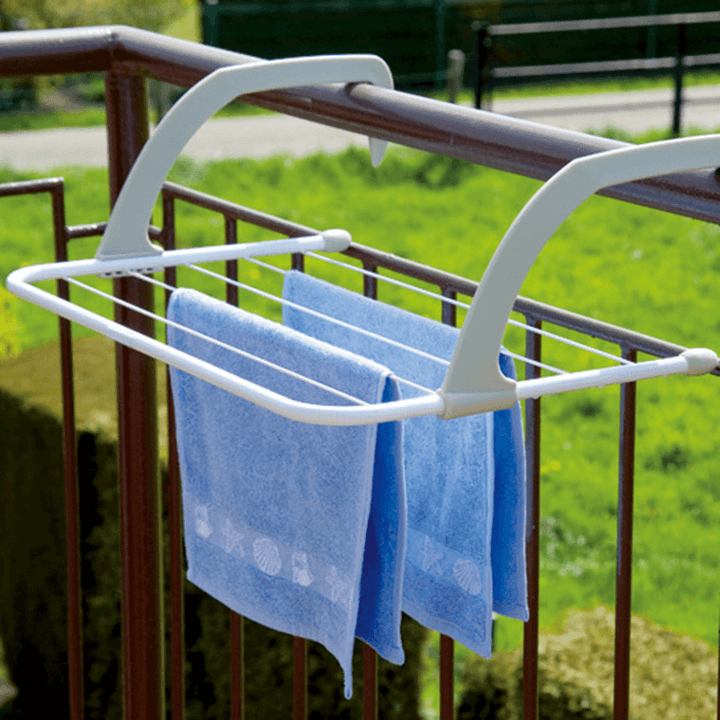 Multifunction Foldable Outdoor Clothes Drying Rack Bathroom Windowsill Sunderies Stand - MRSLM