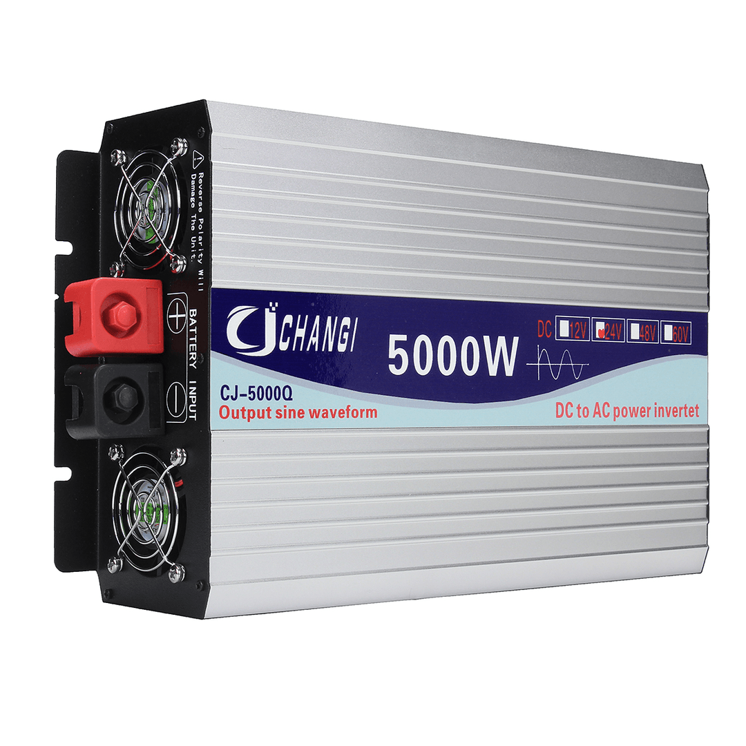 60HZ Inverter Intelligent Solar Pure Sine Wave Inverter DC 12V/24V to AC 110V 3000W/4000W/5000W/6000W Power Converter - MRSLM