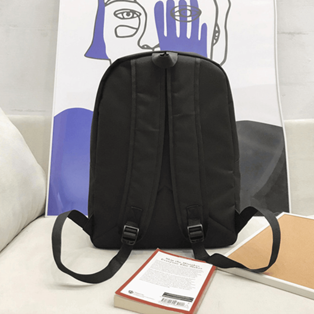 2Pcs/Set 27L Outdoor Travel Oxford Backpack Rucksack School Shoulder Bag Handbag+ Pencil Pack - MRSLM