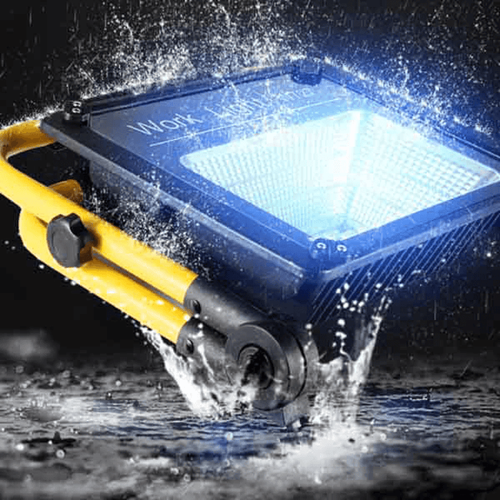 Ipree® W726 50W USB Rechargeable Floodlight Waterproof Camping Light 2 Modes Landscape Spot Lamp with Remote Control - MRSLM