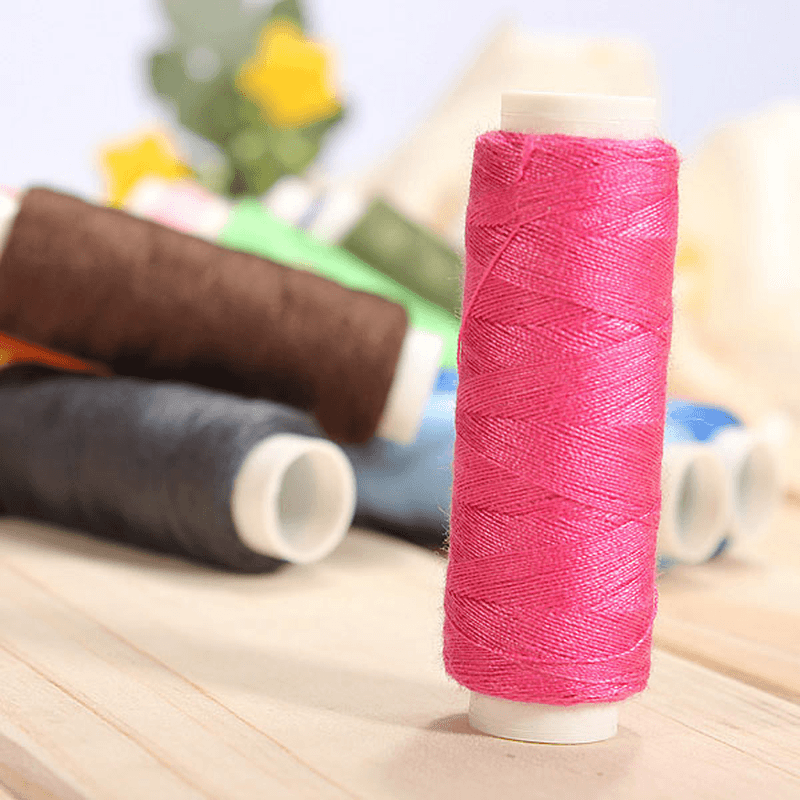 24 Color Cotton Sewing Thread Spools Sewing Machine Accessories - MRSLM