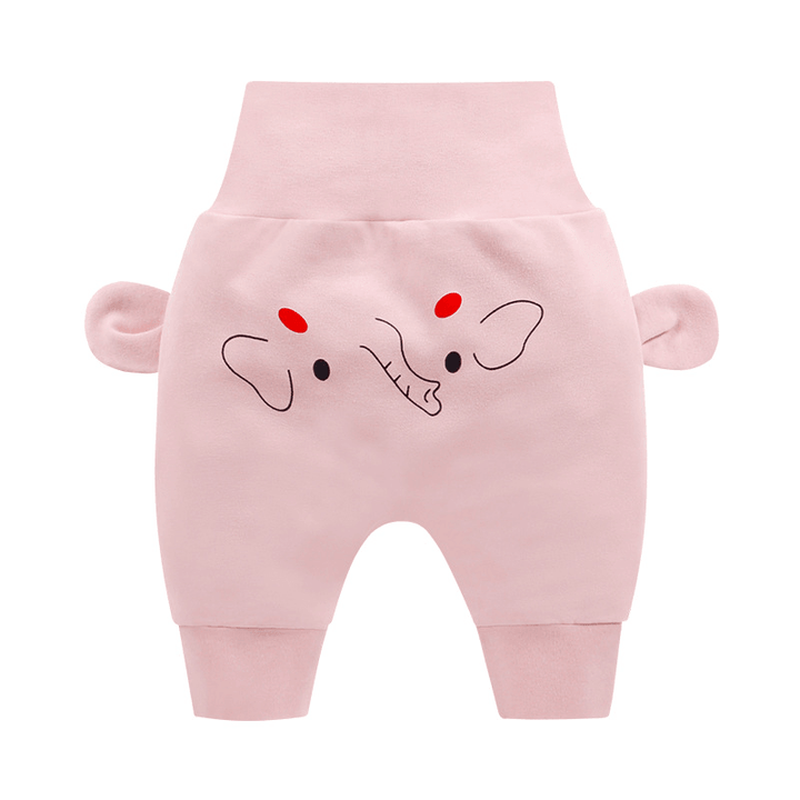 New Boys and Girls Big Pp Pants Baby High Waist Belly Pants Children'S Casual Trousers Trend - MRSLM