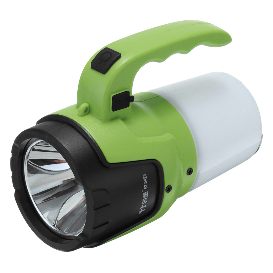 Outdoor Emergency Light Strong Camping Light Flashlight USB Rechargeable Patrol Lamp - MRSLM