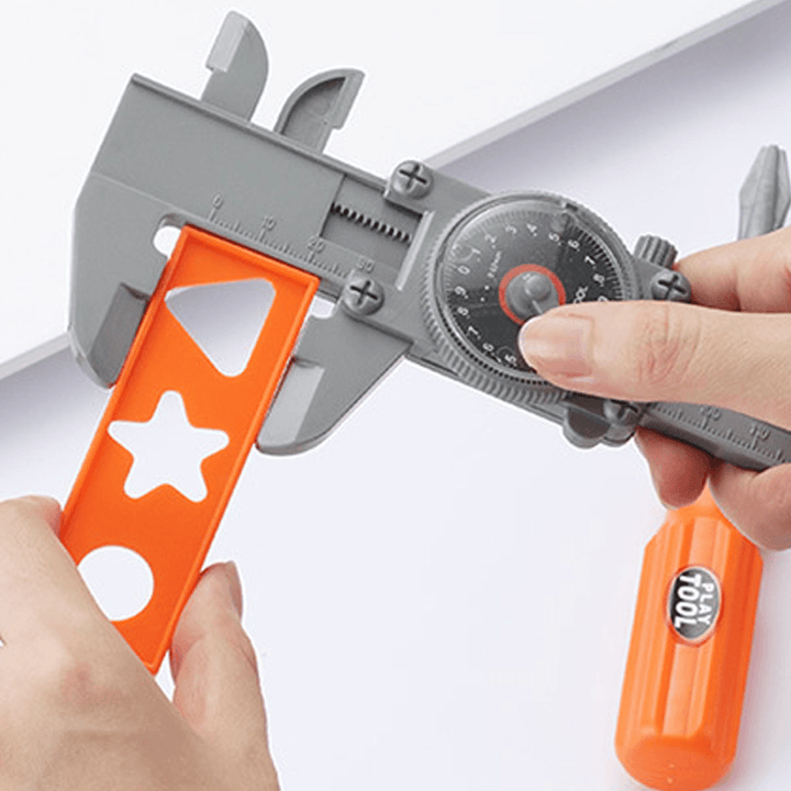 42/43Pcs Kids Pretend Play Toy Tools Set Hammer Screw Driver Repair Tools Educational Kit - MRSLM