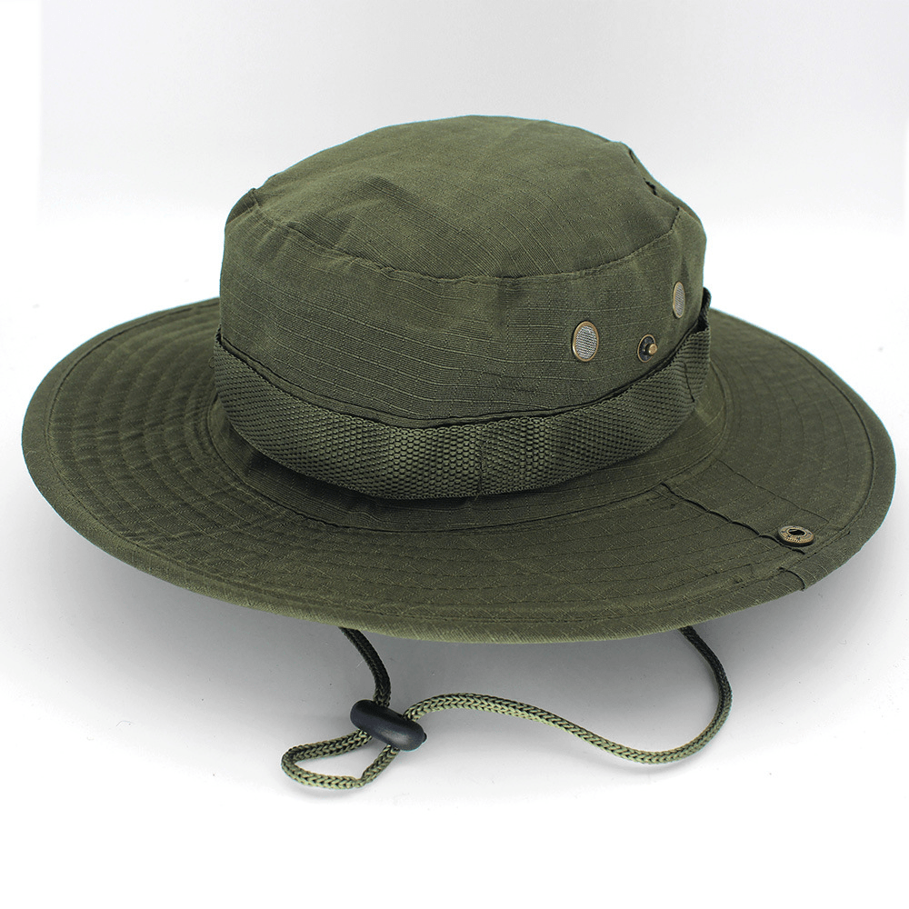 Leisure Jungle round Hat Mountaineering Fishing Camouflage Penny Hat - MRSLM
