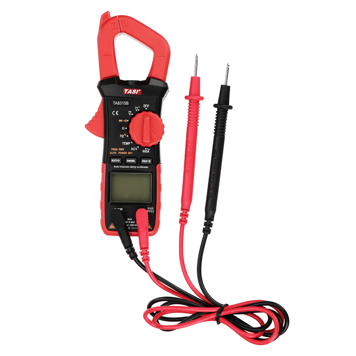 TA8315B Clamp Meter Multimeter High Precision Digital Ammeter Table AC and DC Universal Automatic Multifunction - MRSLM