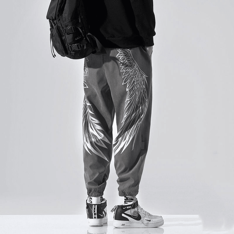 Men'S Printed Loose Harem Casual Trousers - MRSLM