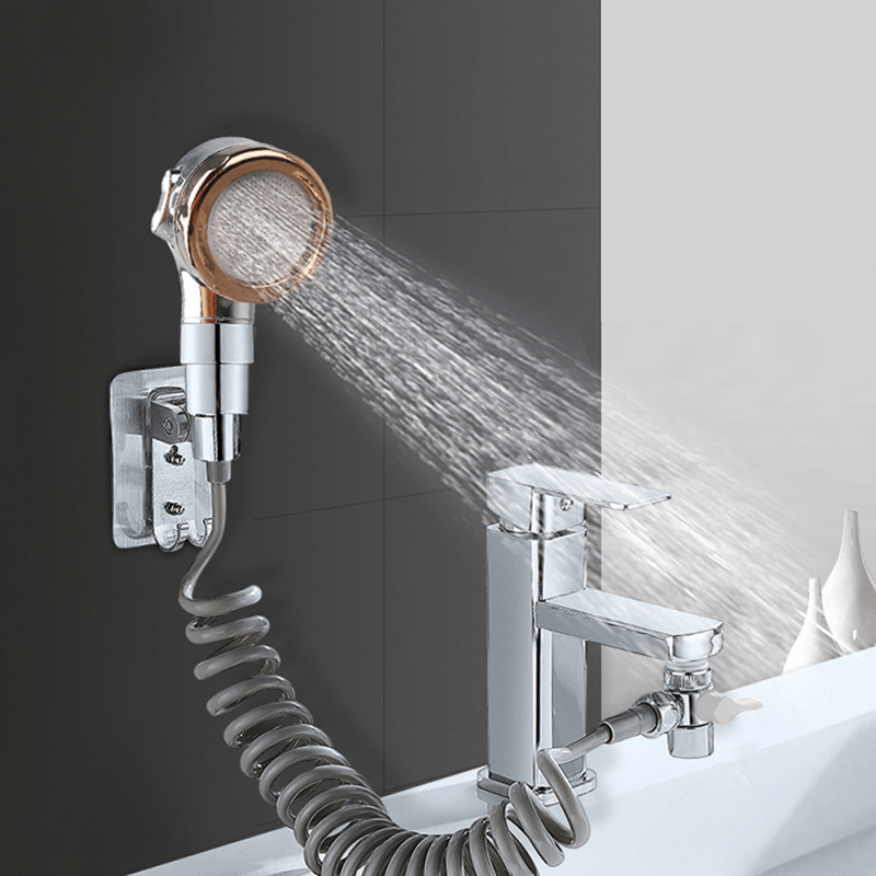 Hand Shower Faucet Nozzle Bathroom Supplies Quick Connect Sink Hose Sprayer Set - MRSLM