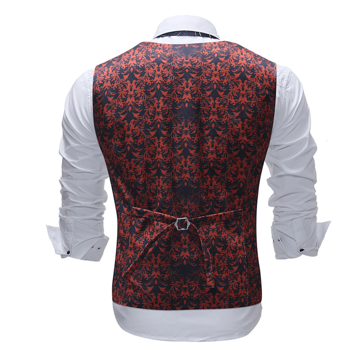 Spring Autumn Fashion Slim Waistcoat Suit Vest for Men - MRSLM