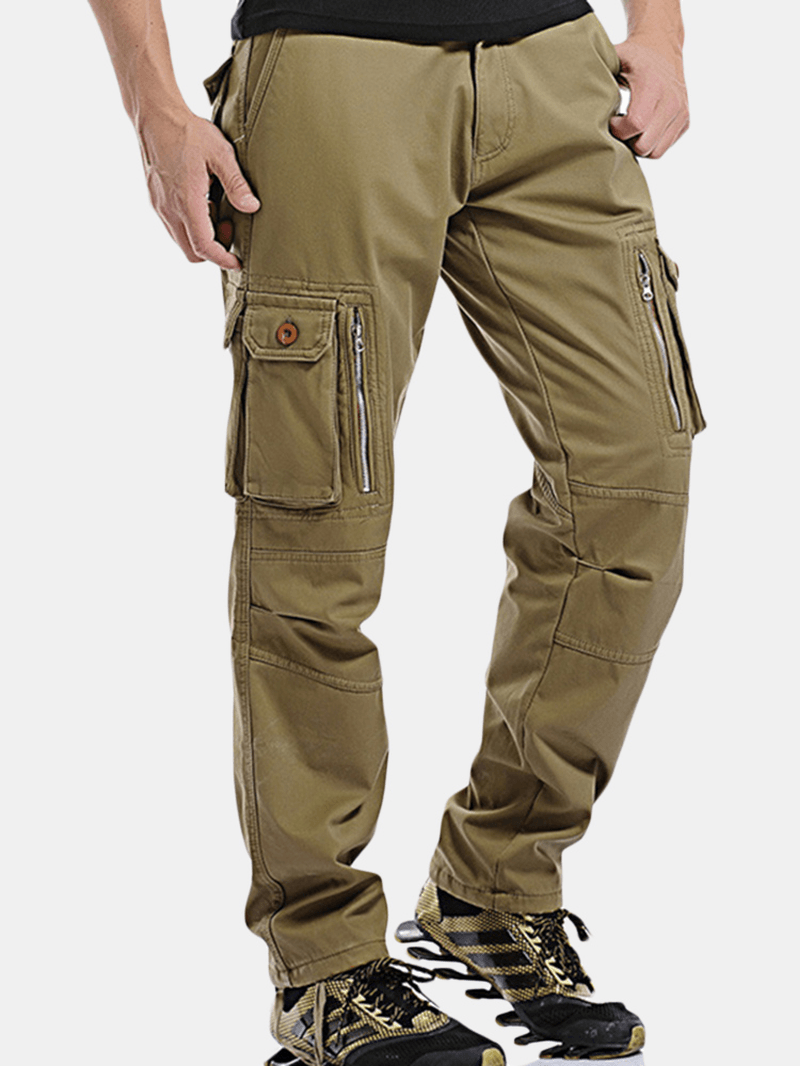 Mens Casual Fleece Waterproof Thickened Tactical Pants - MRSLM