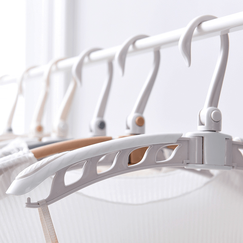 Ipree® Magic Retractable Folding Cloth Hanger Portable Anti-Slip Clothing Storage Drying Racks - MRSLM