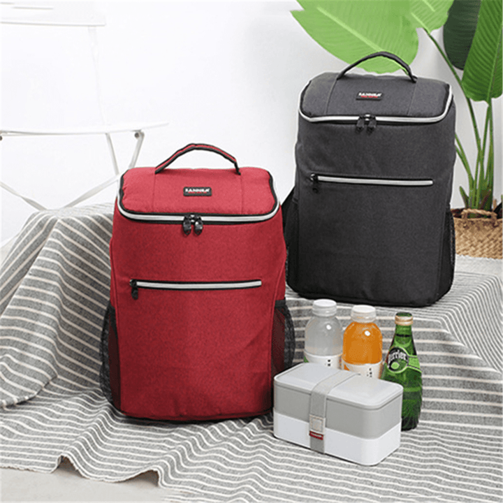 20L Picnic Insulated Cooling Backpack Ice Cooler Bag Lunch Box Food Container Pouch Outdoor Camping BBQ - MRSLM