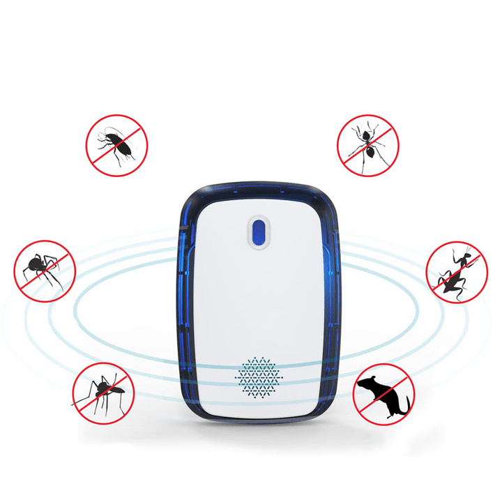 Ultrasonic anti Mosquito Insect Repeller Electronic Rat Mouse Cockroach Pest Reject Repellent - MRSLM