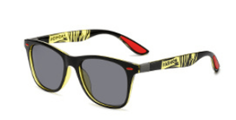 women's square colorful TAC sunglasses, view 5 - MRSLM
