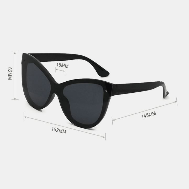 Women Vintage Casual Fashion Trend Thick Full Frame UV Protection Sunglasses - MRSLM