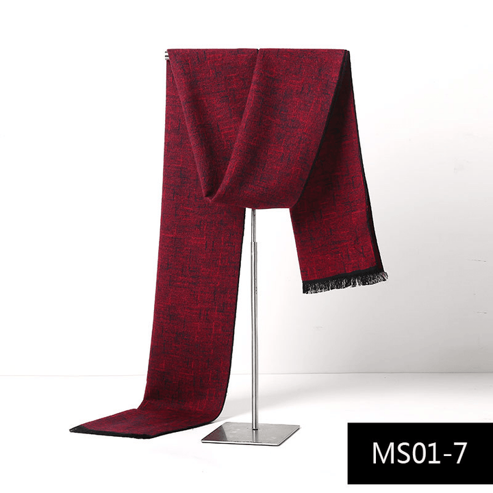 Men'S Autumn and Winter Cashmere Warm Scarf - MRSLM