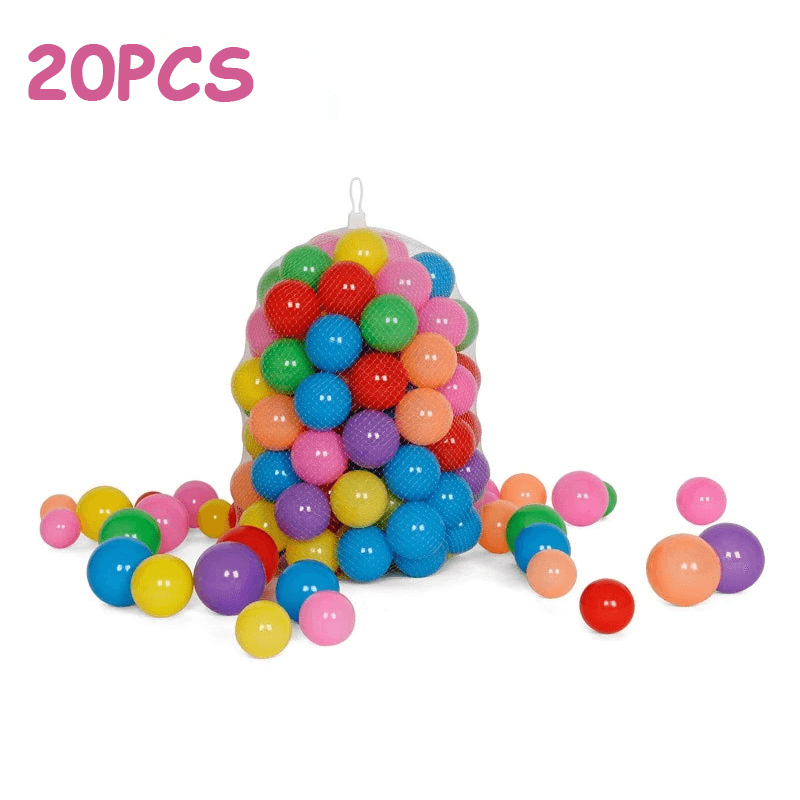Kids Furniture Playpen Set Children Toys Swimming Pool Safety Barriers Babys Playground Ball Park with 20 Pcs Colorful Balls for 0-6 Years - MRSLM