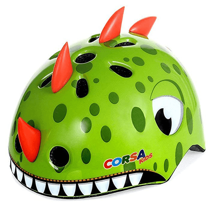 CORSA Kids Cartoon Bicycle Helmet Children Sport Roller Skating Riding Balance Car Helmet Head Protective Gears - MRSLM