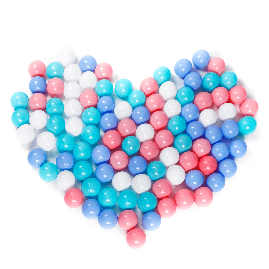 100Pcs/Lot Eco-Friendly Colorful Macarons Ball Pits Soft Plastic Ocean Ball Water Ocean Wave Ball Toys for Children Kid Baby - MRSLM