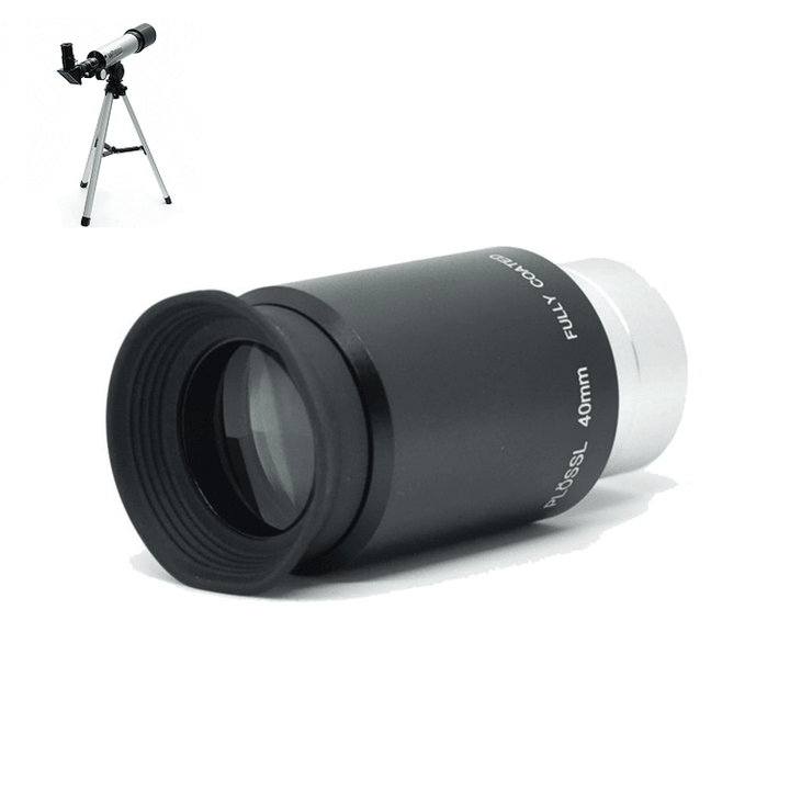 PL 40Mm 1.25Inch Astronomical Telescope Eyepiece Multi Coated with Filter Thread for Astronomical Telescope Accessory - MRSLM