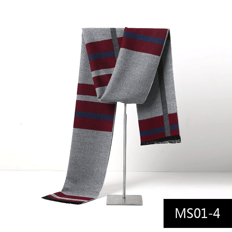 Men'S Autumn and Winter Cashmere Warm Scarf - MRSLM