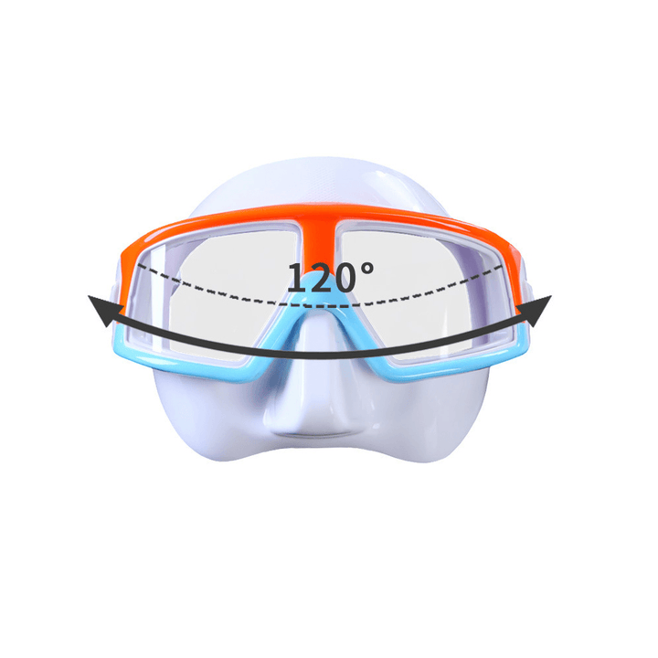 Scuba Diving Mask Set Anti-Fog Swimming Goggles Breathing Tube Snorkeling Equipment - MRSLM